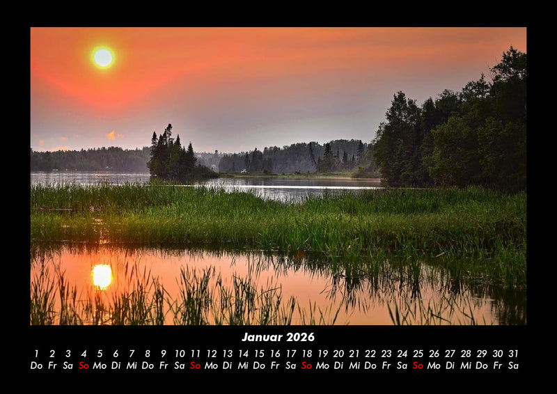 Sonnenuntergang Fotokalender 2026 - 1