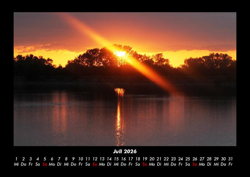 Sonnenuntergang Fotokalender 2026 - 7
