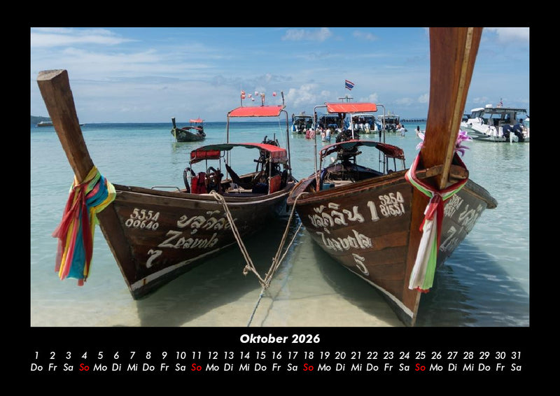 Boote Fotokalender 2026 - 10