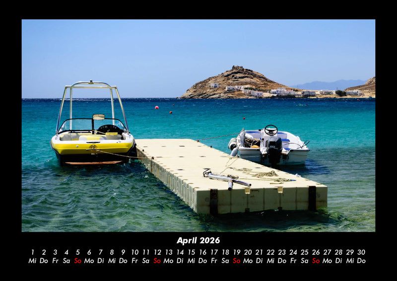 Boote Fotokalender 2026 - 4