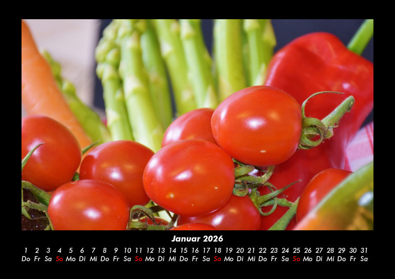Gemüsekalender Fotokalender 2026 - 1