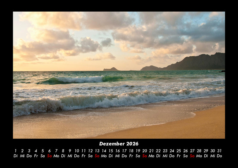 Strände der Welt Fotokalender 2026 - 12