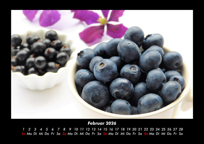 Obstkalender Fotokalender 2026 - 2
