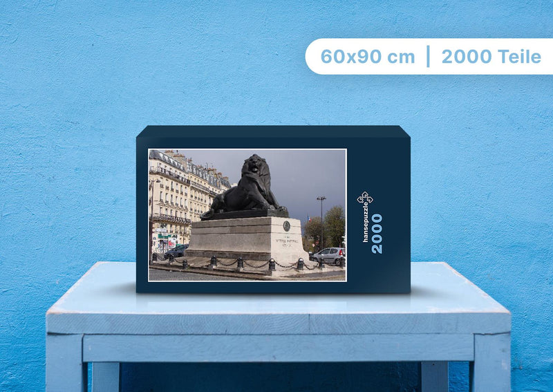 89320 Gebäude - Löwen Statue