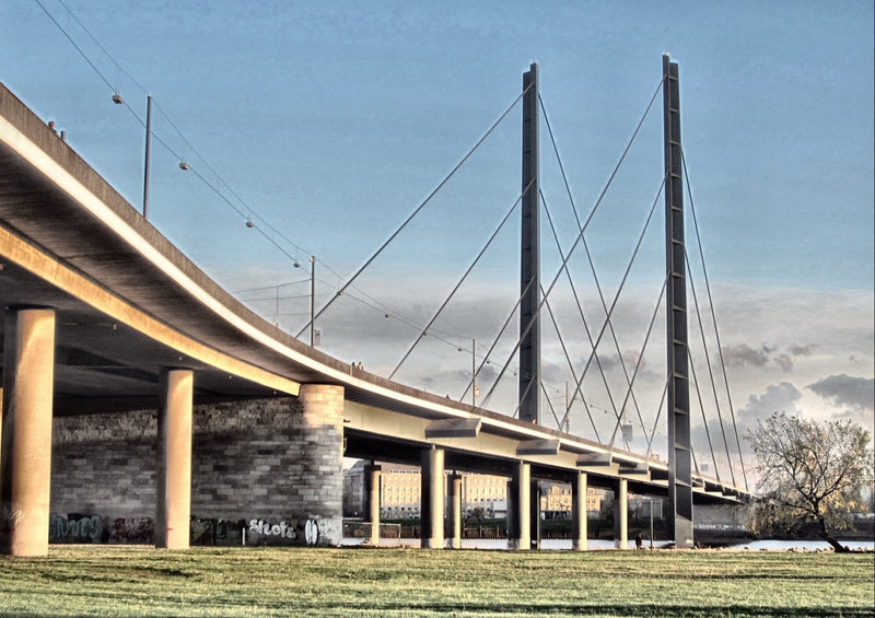 63497 Gebäude - Rheinbrücke