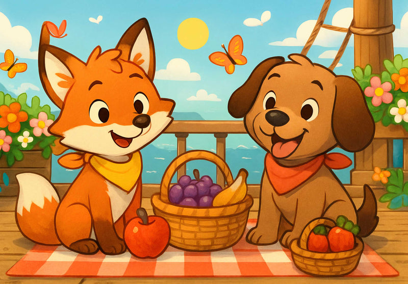 111663 Kinder - Finn und Wuff Puzzle