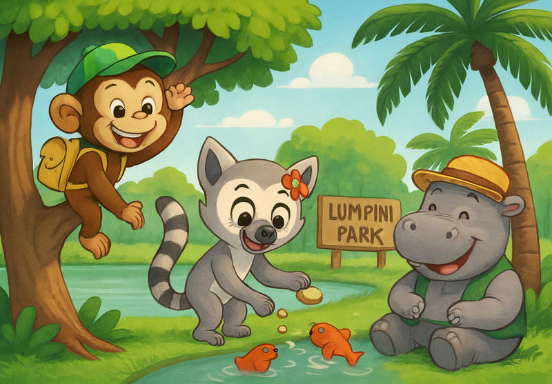 111803 Kinder - Milo, Lulu und Sash Puzzle