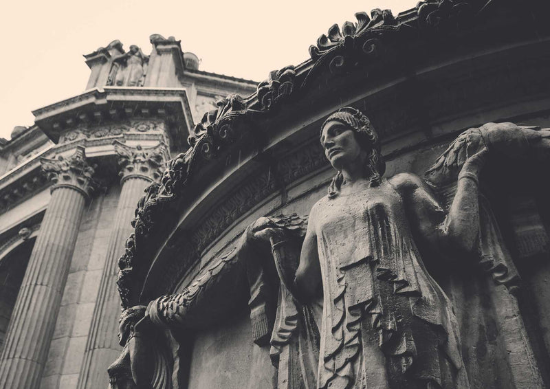 89055 Gebäude - Statue