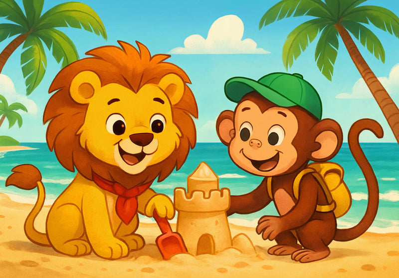110853 Kinder - Buschi und Milo Puzzle