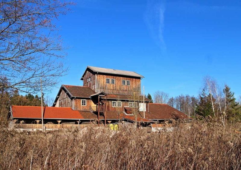 54524 Hintergründe - Bauernhaus Puzzle