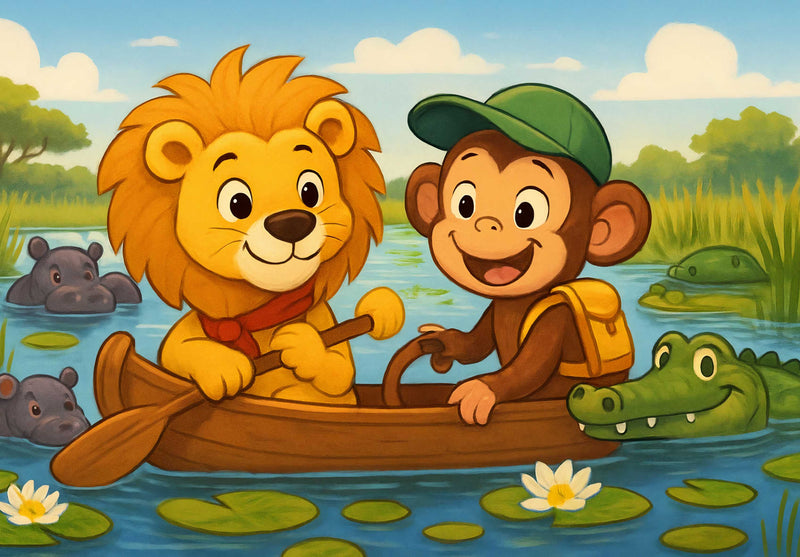 110868 Kinder - Buschi und Milo Puzzle