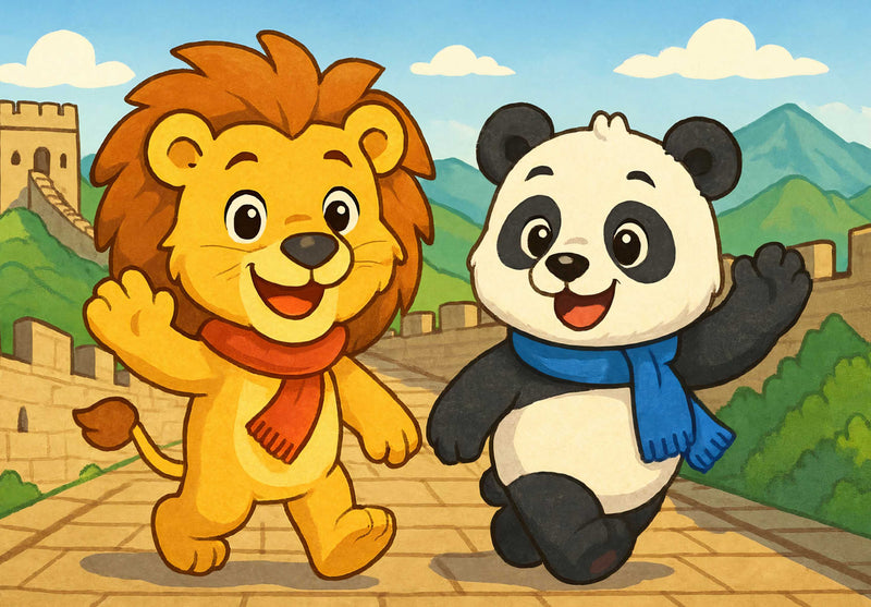 111423 Kinder - Buschi und Pippin Puzzle