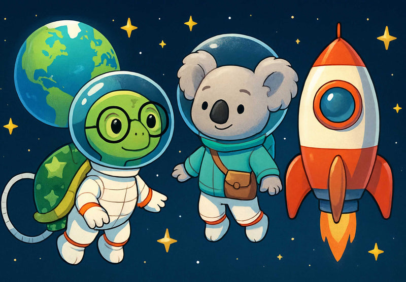 112551 Kinder - Taz die Schildkröte, Kiki der Koala Puzzle