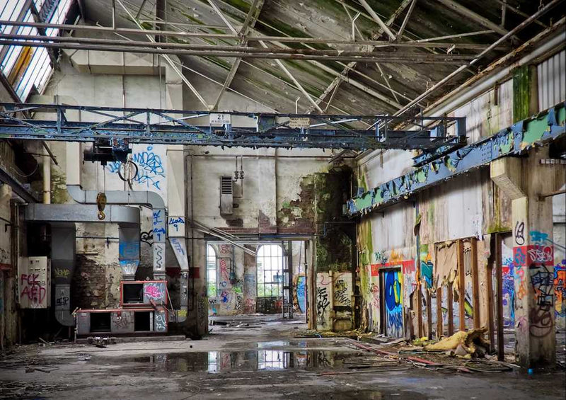 67936 Industrie - alte Lagerhalle