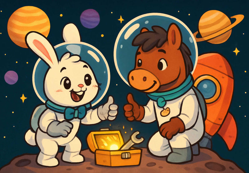 111923 Kinder - Bouncy und Huf Puzzle