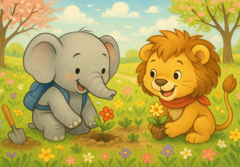 110338 Kinder - Raffi und Buschi Puzzle