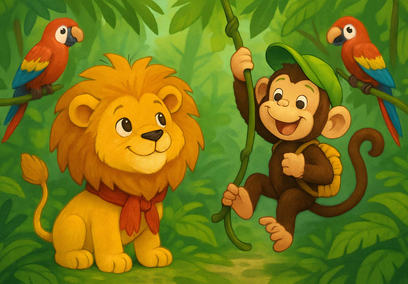 110838 Kinder - Buschi und Milo Puzzle