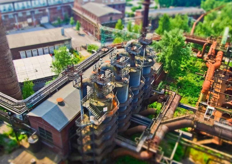 60936 Industrie - Fabrikgebäude Puzzle