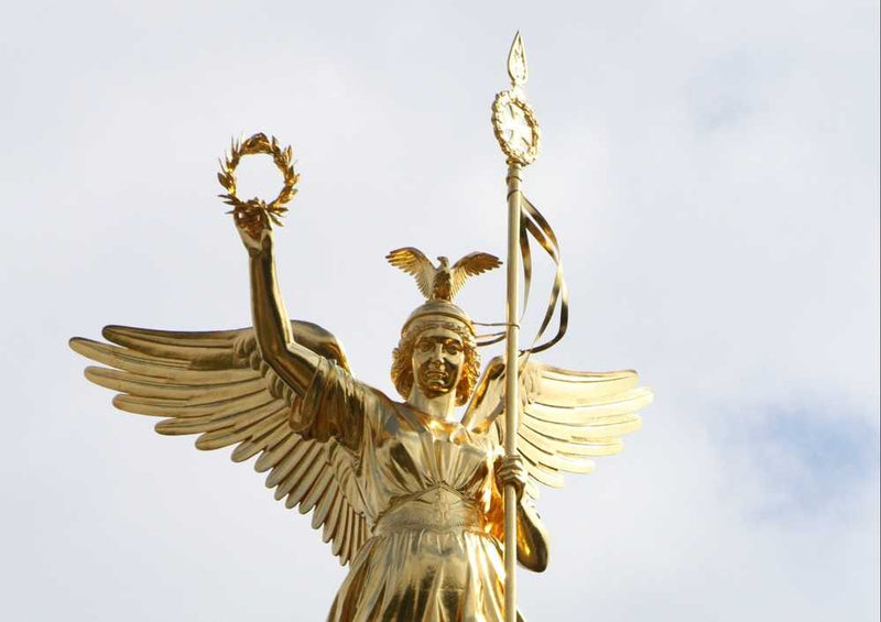 58597 Hintergründe - Goldene Statue Puzzle