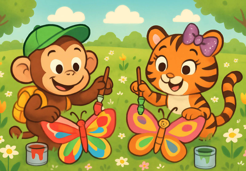 110290 Kinder - Milo und Tina Puzzle