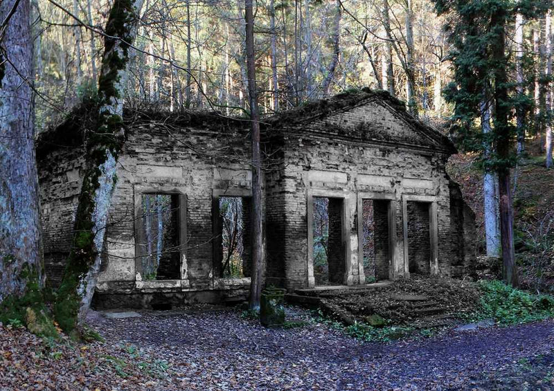59633 Hintergründe - Waldhütte Puzzle