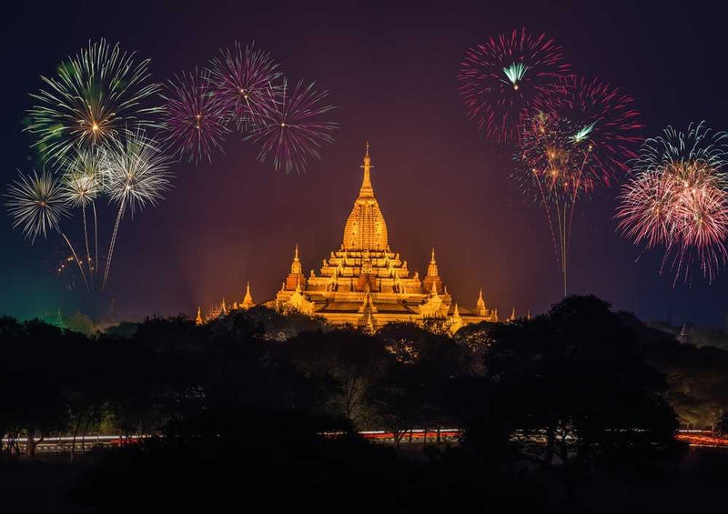 61855 Hintergründe - Feuerwerk Puzzle