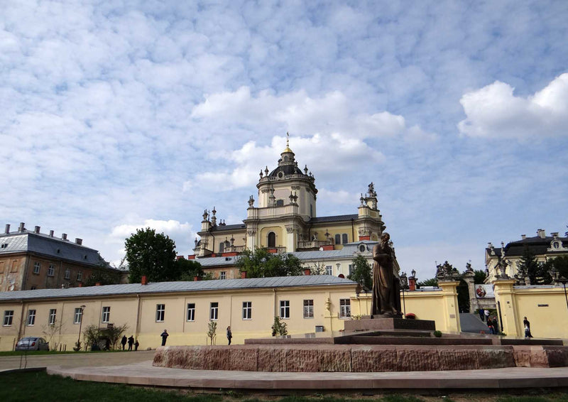 89736 Gebäude - Statue