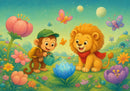 113434 Kinder - Buschi und Milo Puzzle
