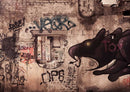 67917 Hintergründe - Graffiti-Wand