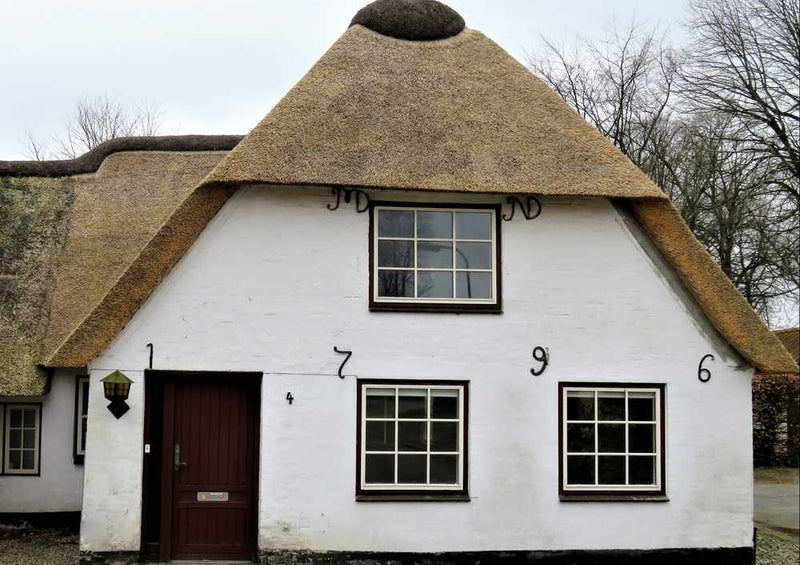 61828 Gebäude - Strohgedeckte Hütte Puzzle