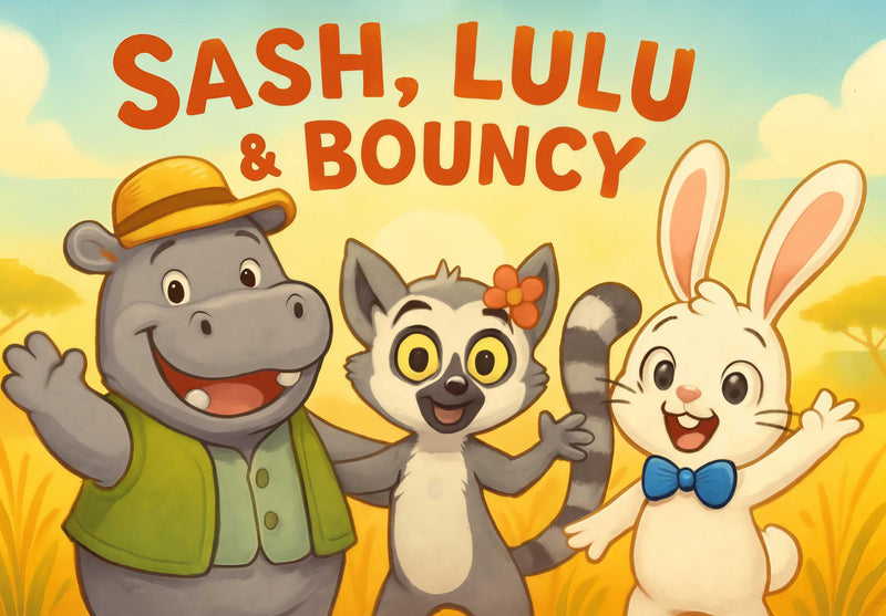 110533 Kinder - Sash, Lulu und Bouncy Puzzle
