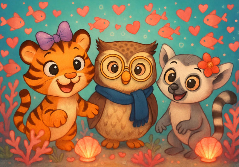 111983 Kinder - Tina, Ollie und Lulu Puzzle
