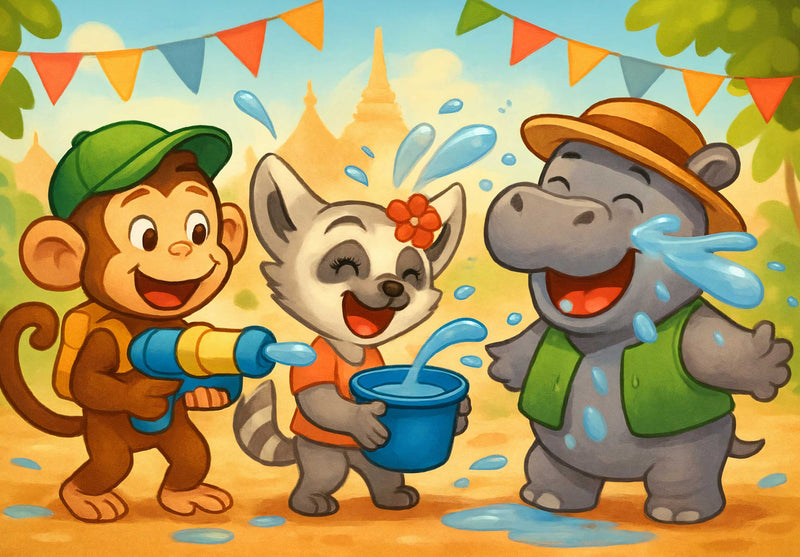 111793 Kinder - Milo, Lulu und Sash Puzzle