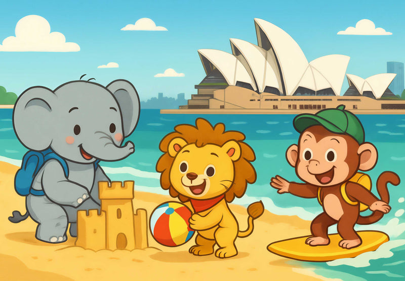 110983 Kinder - Raffi, Buschi und Milo Puzzle
