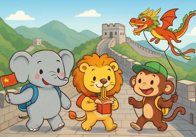 111008 Kinder - Raffi, Buschi und Milo Puzzle