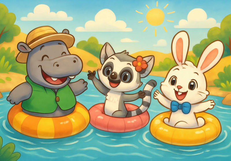 110518 Kinder - Sash, Lulu und Bouncy Puzzle