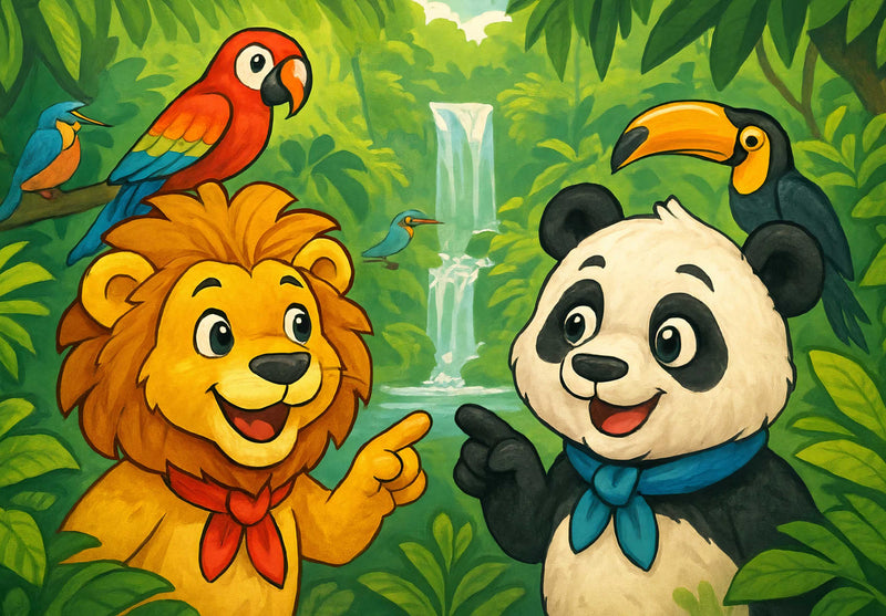 111413 Kinder - Buschi und Pippin Puzzle