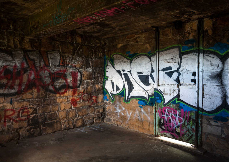 92925 Gebäude - Graffiti