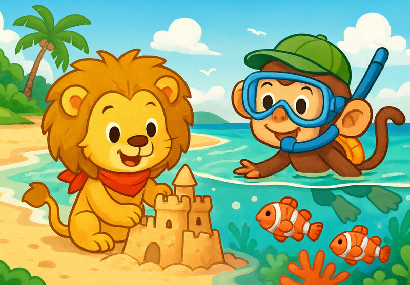 110923 Kinder - Buschi und Milo Puzzle
