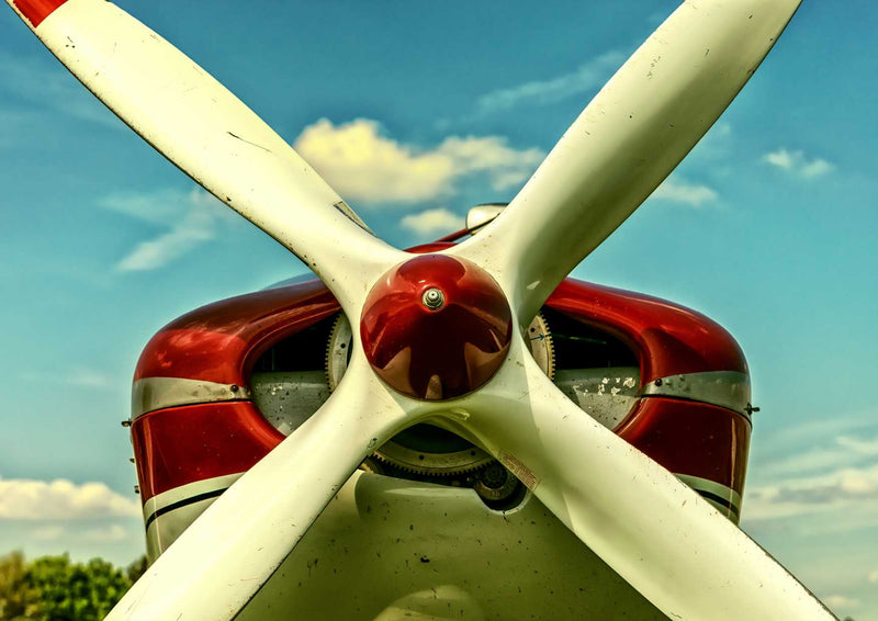 92347 Fortbewegung - Propellerflugzeug