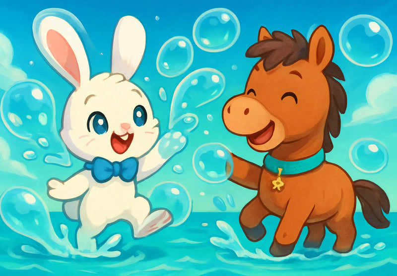 111943 Kinder - Bouncy und Huf Puzzle