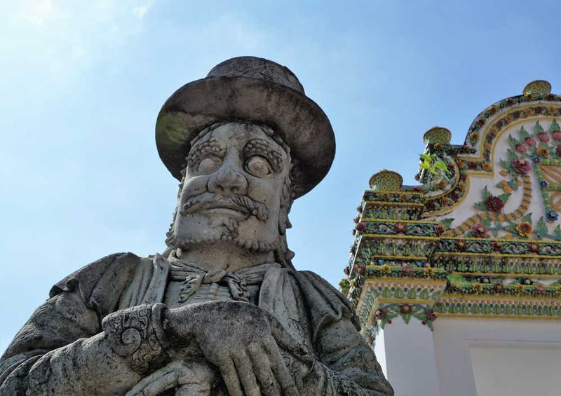 61943 Hintergründe - Steinstatue Puzzle