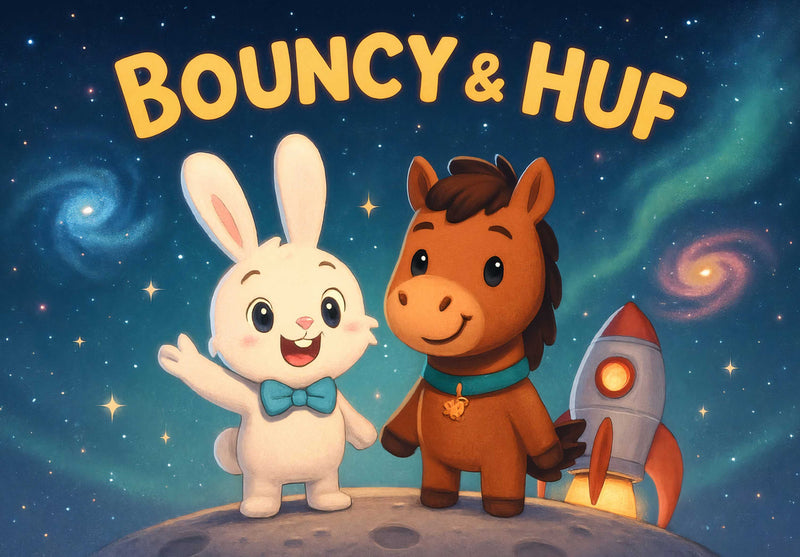 111908 Kinder - Bouncy und Huf Puzzle