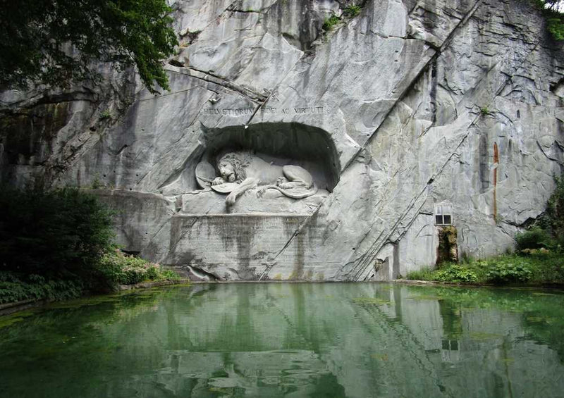 61235 Hintergründe - Löwen Statue Puzzle