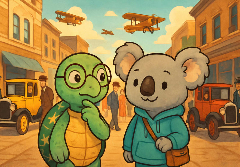 112546 Kinder - Taz die Schildkröte, Kiki der Koala Puzzle