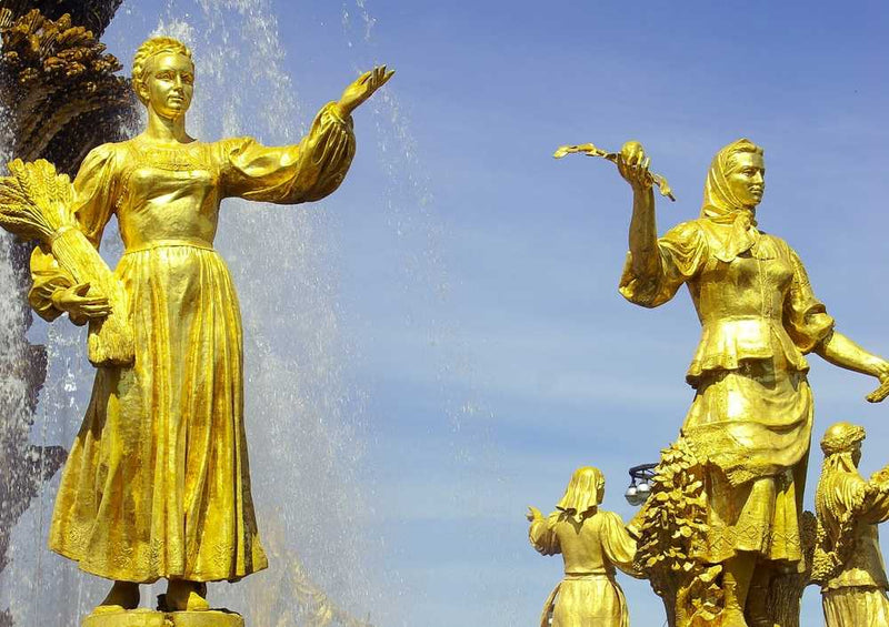54531 Industrie - Goldene Statue Puzzle