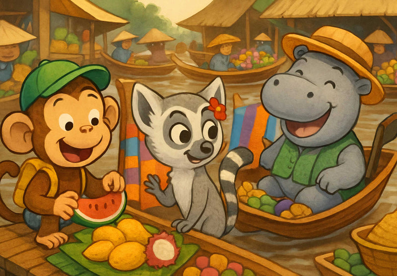 111783 Kinder - Milo, Lulu und Sash Puzzle