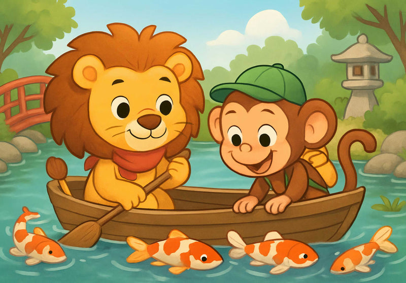 110908 Kinder - Buschi und Milo Puzzle
