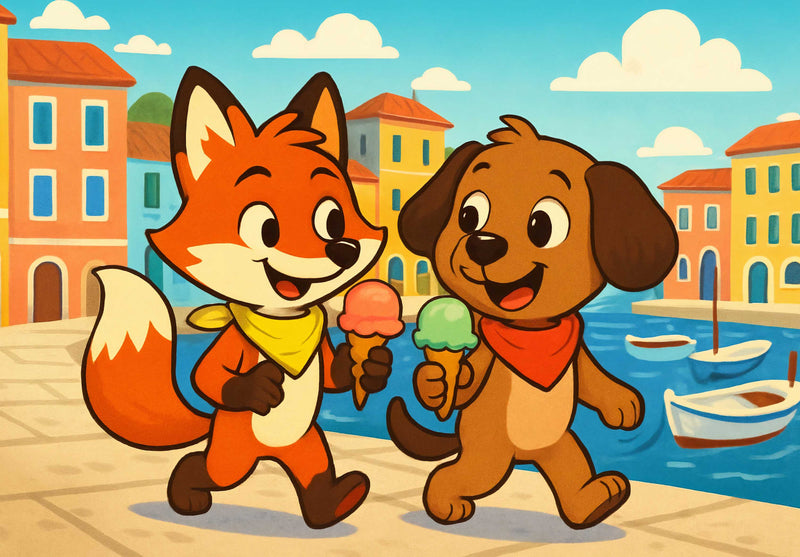 111683 Kinder - Finn und Wuff Puzzle