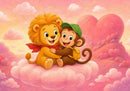 113429 Kinder - Buschi und Milo Puzzle